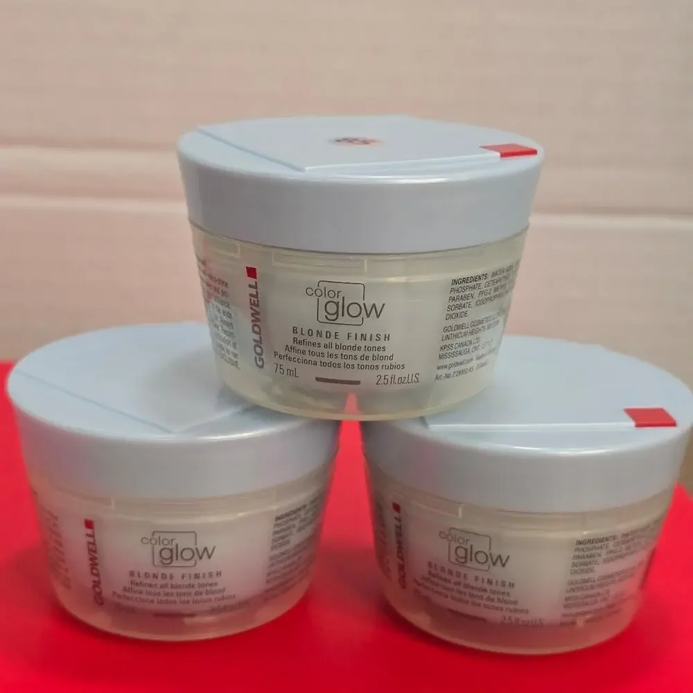 Goldwell Color Glow Blonde Finish lot of 3 New